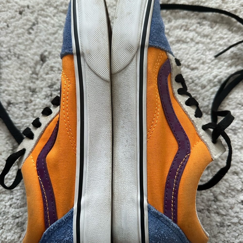 Vans Women's Sneakers - Purple, Orange, and Blue - Picture 2 of 3